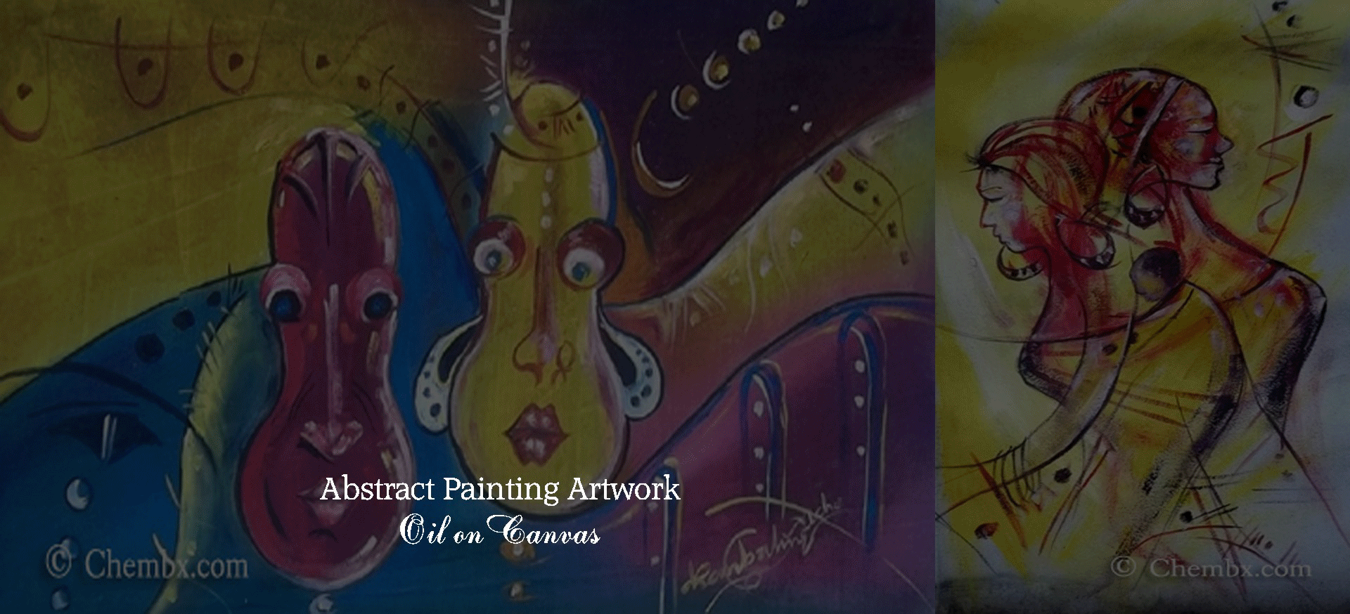 Book oil portrait painting Chembx gallery