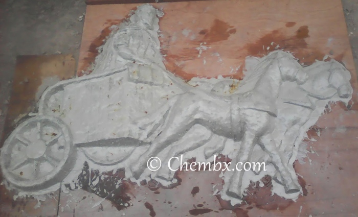 Bust sculpture in fiberglass and cement custom order Chembx